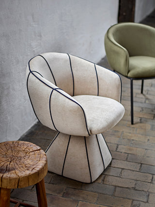 Chaise de salle à manger verte Cortone