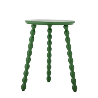 Table d’appoint verte en bois de sapin Salino Ø41×53 cm