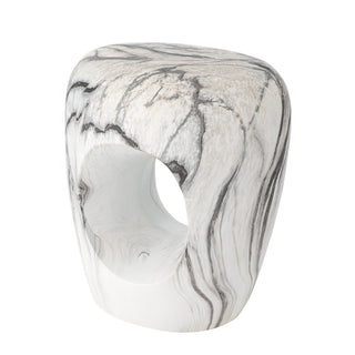 Table d’appoint en céramique naturelle Bard