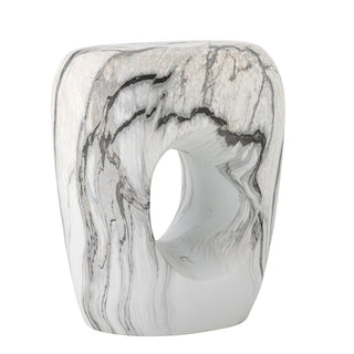 Table d’appoint en céramique naturelle Bard