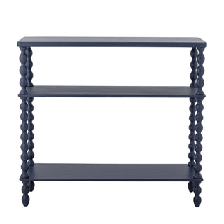 Table console bleu foncé Salino 90cm