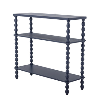 Table console bleu foncé Salino 90cm