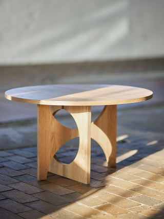 Tavolino da salotto naturale Alden 45×80 cm