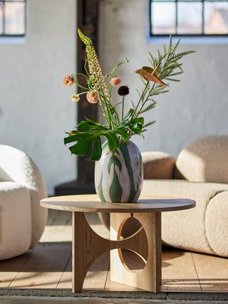 Tavolino da salotto naturale Alden 45×80 cm