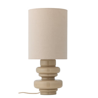 Tischlampe aus Naturglas Fabiola Ø24×51 cm