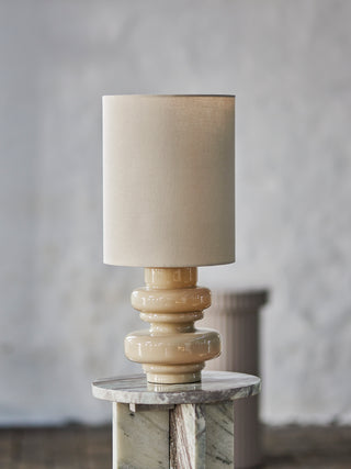 Tischlampe aus Naturglas Fabiola Ø24×51 cm