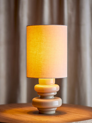 Tischlampe aus Naturglas Fabiola Ø24×51 cm