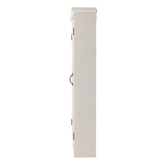 White cabinet with glass Hazem 81x122cm