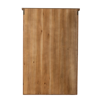White cabinet with glass Hazem 81x122cm