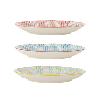 Zestaw talerzy z kamionki Carla Ø20 cm - zestaw 3 szt.