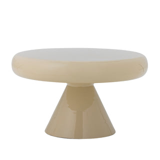 Natural metal coffee table Ricko Ø60×35 cm