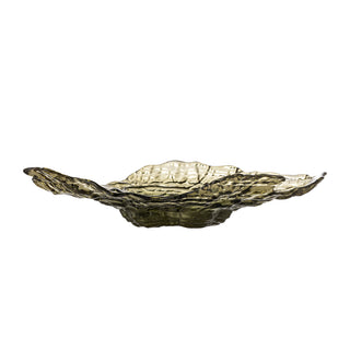 Bandeja de vidrio verde Aiku 38cm