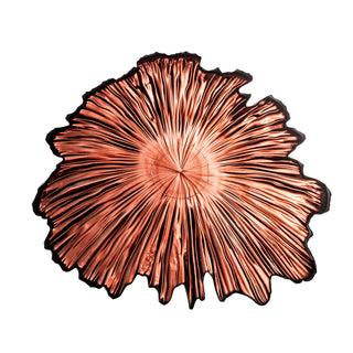 Schale aus rotem Glas Aila Ø31×14 cm