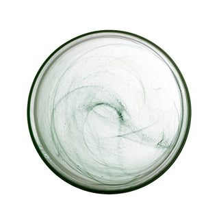 Schale Amelie aus Glas, grün, Ø27cm