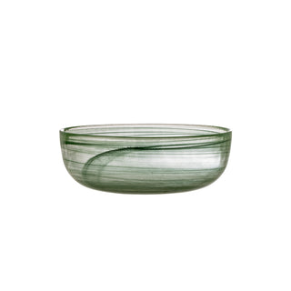 Ciotola in vetro verde Amelie Ø21,5×7,5 cm