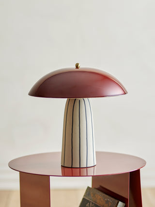 Lampa stołowa z kamionki Arvid