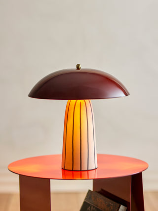 Lampa stołowa z kamionki Arvid