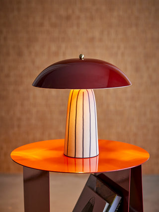 Lampa stołowa z kamionki Arvid