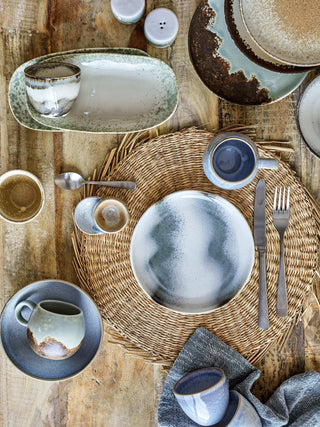 Mok aardewerk bruin / grijs Paula - 275ml