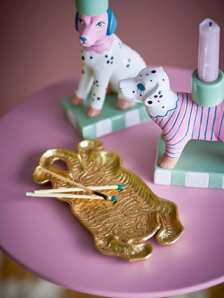 Vassoio in ghisa oro Lester 19cm