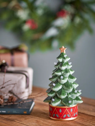 Fannie green ceramic Christmas tree