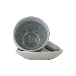 Becher Keramik blau Brenta - 4 Stück