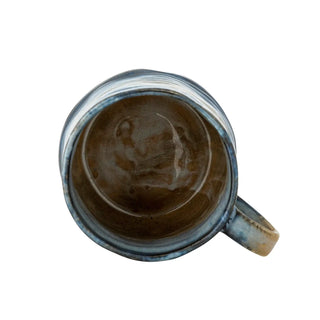 Becher Keramik blau Deana - Set von 4