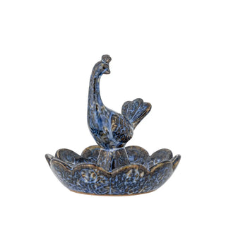 Plato de loza azul Kali 9cm