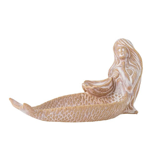 Schale Steingut beige/natur Abitha