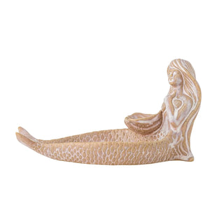 Schale Steingut beige/natur Abitha