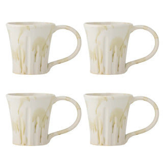 Mok aardewerk groen Joseph - set van 4