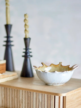 Schaal aardewerk nature Alcott 21cm