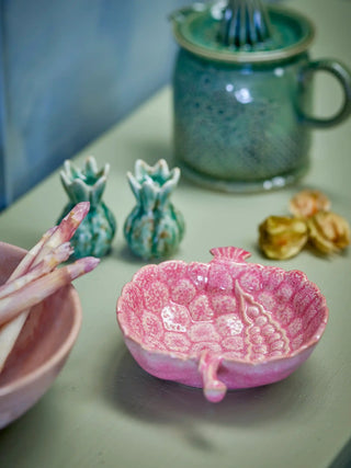 Schaal aardewerk roze Gideon