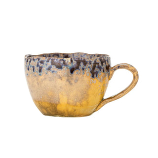Mok aardewerk geel Milani