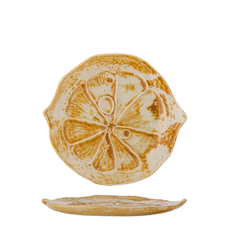 Serveerbord aardewerk bruin Golda 15cm