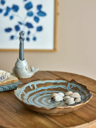 Bandeja de cerámica azul Marjorie 29cm