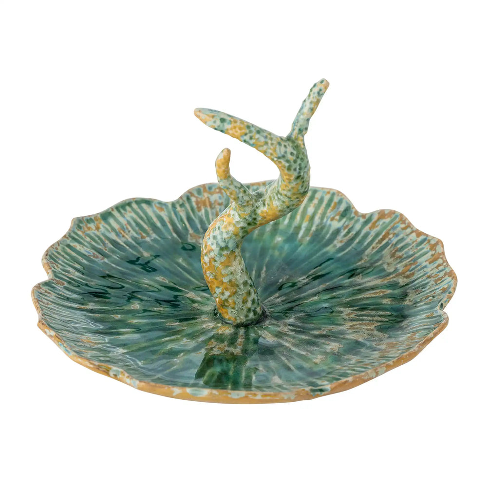 Schaal aardewerk groen Litton 17cm