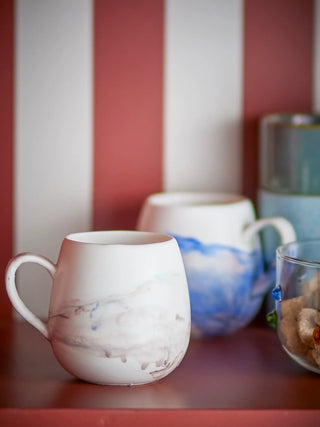 Mok aardewerk bruin Lyre - set van 4