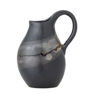 Jarrón de cerámica marrón Alvena 15cm