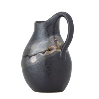 Jarrón de cerámica marrón Alvena 15cm