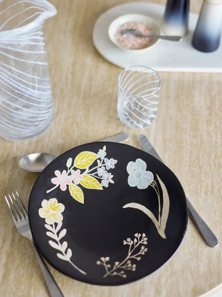 Schaal aardewerk zwart Amberly 26cm