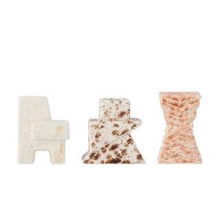 Bougeoir nature Blanchard - set de 3