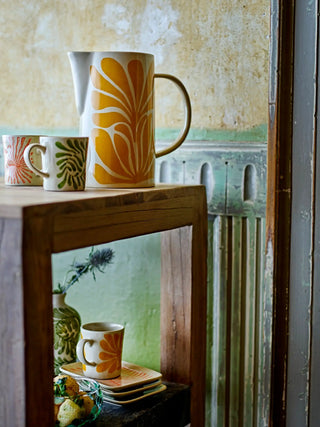 Brocca in ceramica gialla Fauni 2L