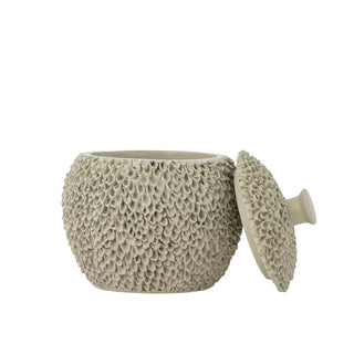 Maceta de poliresina gris Briar 13cm