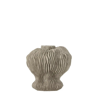 Kandelaar polyresin grijs Briar