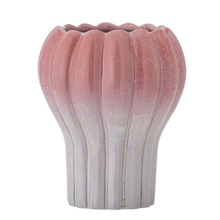 Bloempot aardewerk roze Kyla 23cm