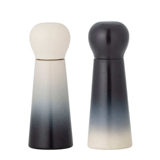 Molinillo de pimienta madera de caucho azul Hyman