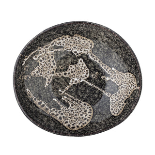 Graue Keramikschale Sway 24cm