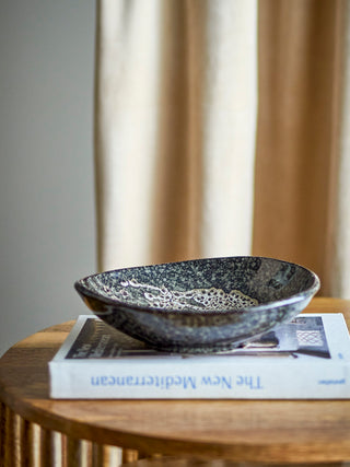 Graue Keramikschale Sway 24cm