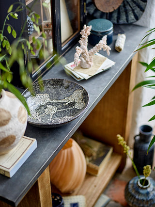 Graue Keramikschale Sway 24cm